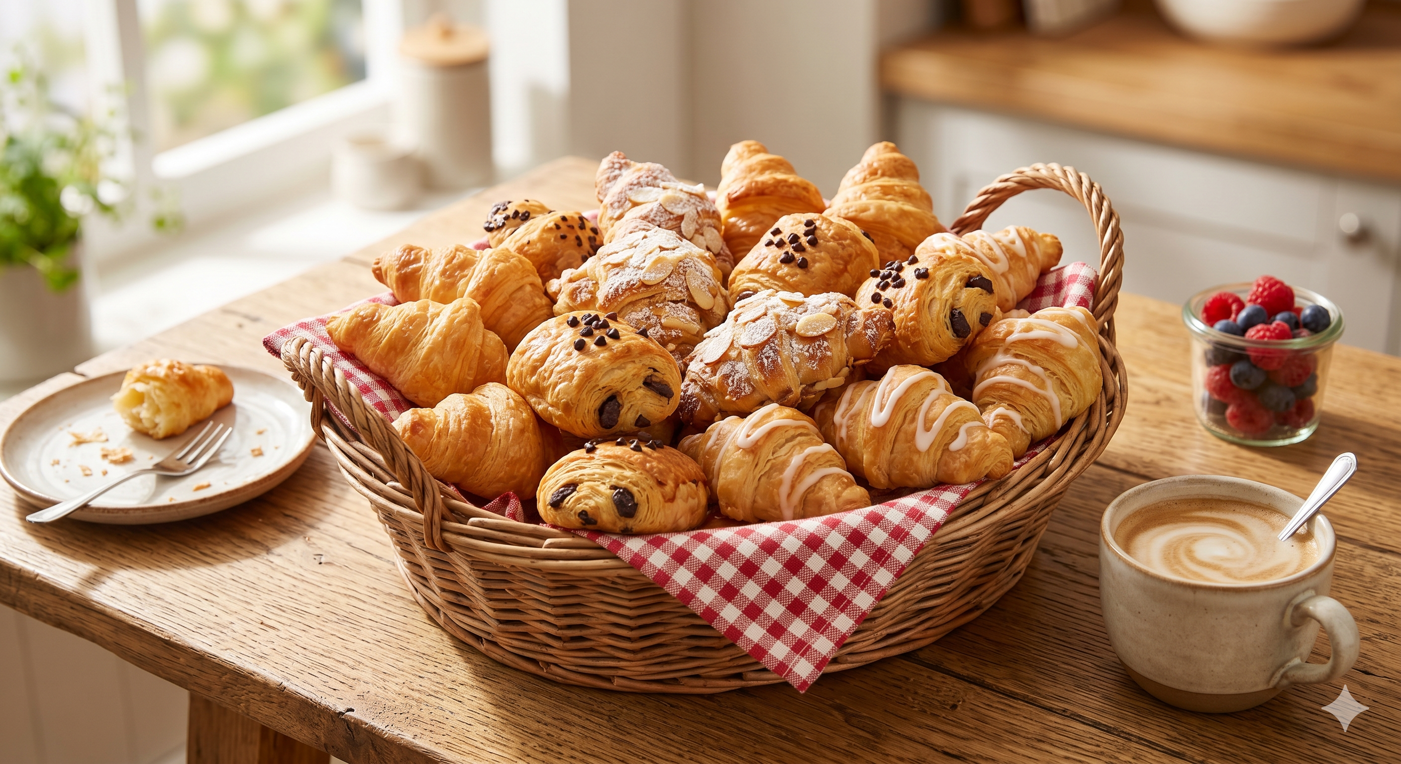 Mini Croissant Basket